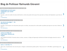 Tablet Screenshot of blogdoprofessorraimundogiovanni.blogspot.com