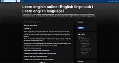 Desktop Screenshot of englishlingoclub.blogspot.com