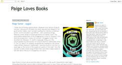 Desktop Screenshot of paigelovesbooks.blogspot.com