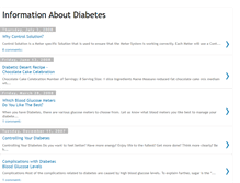 Tablet Screenshot of informationaboutdiabetes.blogspot.com