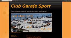 Desktop Screenshot of clubgarajesport.blogspot.com