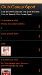 Mobile Screenshot of clubgarajesport.blogspot.com