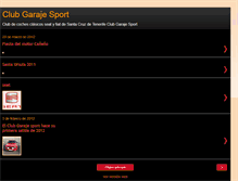 Tablet Screenshot of clubgarajesport.blogspot.com