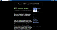 Desktop Screenshot of playahondau.blogspot.com