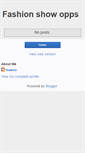 Mobile Screenshot of fashion-show-opps-a.blogspot.com