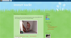 Desktop Screenshot of immer-nackt-sein.blogspot.com