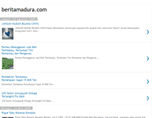 Tablet Screenshot of berita-madura.blogspot.com