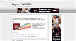 Desktop Screenshot of bogdancaliniuc.blogspot.com