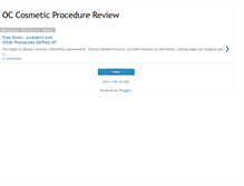 Tablet Screenshot of orangecountycosmeticprodecures.blogspot.com