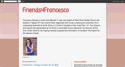 Desktop Screenshot of friends4francesco.blogspot.com