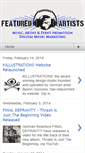 Mobile Screenshot of featured-artists.blogspot.com