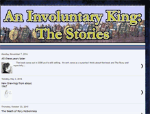 Tablet Screenshot of aninvoluntaryking.blogspot.com