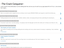 Tablet Screenshot of crackcocainerecovery.blogspot.com