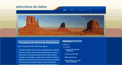 Desktop Screenshot of estructuredatos.blogspot.com