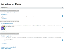 Tablet Screenshot of estructuredatos.blogspot.com