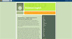 Desktop Screenshot of nthufreshenglish.blogspot.com