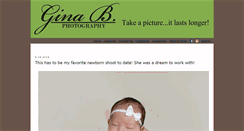 Desktop Screenshot of ginabphotography.blogspot.com