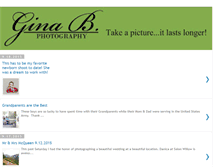Tablet Screenshot of ginabphotography.blogspot.com