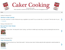 Tablet Screenshot of cakercooking.blogspot.com