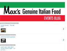 Tablet Screenshot of genuineitalianfood.blogspot.com