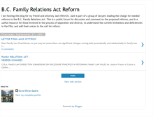 Tablet Screenshot of bcfamilyrelationsactreform.blogspot.com
