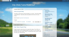 Desktop Screenshot of citychickturnsruralgurl.blogspot.com