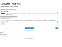 Tablet Screenshot of out-web.blogspot.com