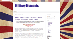 Desktop Screenshot of militarymoments.blogspot.com