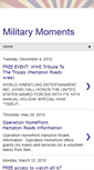 Mobile Screenshot of militarymoments.blogspot.com
