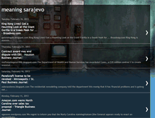 Tablet Screenshot of meaning-sarajevo.blogspot.com