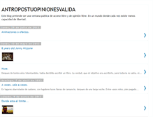 Tablet Screenshot of antropostuopinionesvalida.blogspot.com