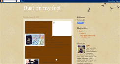 Desktop Screenshot of dust-on-my-feet.blogspot.com