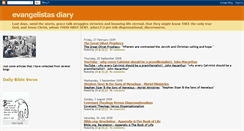 Desktop Screenshot of evangelistadiary.blogspot.com