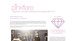 Desktop Screenshot of pinkflareblog.blogspot.com