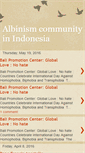 Mobile Screenshot of masyarakatalbinoindonesia.blogspot.com