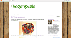 Desktop Screenshot of fliegenpilzlesblog.blogspot.com