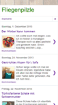Mobile Screenshot of fliegenpilzlesblog.blogspot.com