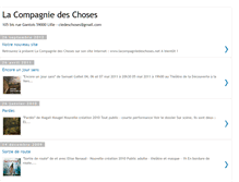 Tablet Screenshot of lacompagniedeschoses.blogspot.com
