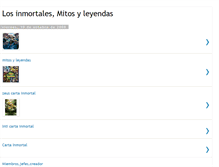 Tablet Screenshot of inmortalesmyl.blogspot.com