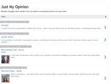 Tablet Screenshot of justjewelsopinion.blogspot.com