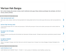 Tablet Screenshot of anakwarisanbangsa.blogspot.com