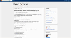 Desktop Screenshot of examreviews.blogspot.com