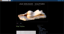 Desktop Screenshot of jkerleguer-sculptures.blogspot.com