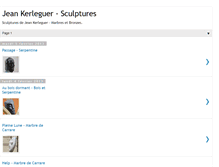 Tablet Screenshot of jkerleguer-sculptures.blogspot.com