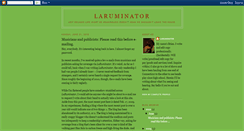Desktop Screenshot of laruminator.blogspot.com