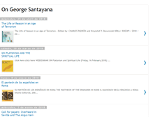 Tablet Screenshot of internationalconferenceonsantayana.blogspot.com