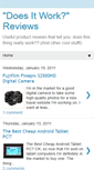 Mobile Screenshot of doesitworkreviews.blogspot.com