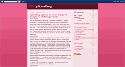 Desktop Screenshot of optionalblog.blogspot.com