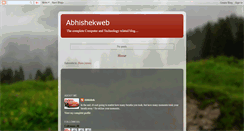 Desktop Screenshot of abhishekwebin.blogspot.com