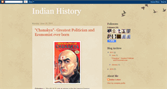 Desktop Screenshot of hinduhistory-arya.blogspot.com